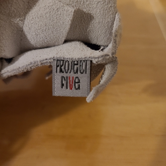 Project Five Suede Baby Moccasins - Picture 9 of 12